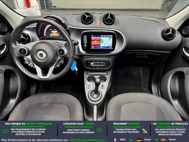 Smart Forfour 0.9 90 ch  BVA Noir de 2015
