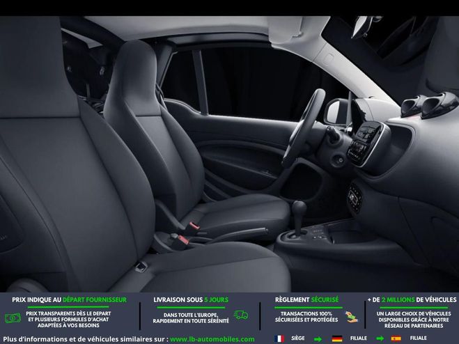 Smart Fortwo EQ 82 ch Electrique Noir de 2021