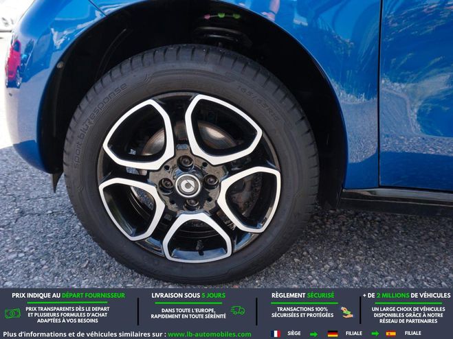 Smart Forfour 0.9 90 ch  BVA Bleu M�tallique de 2016