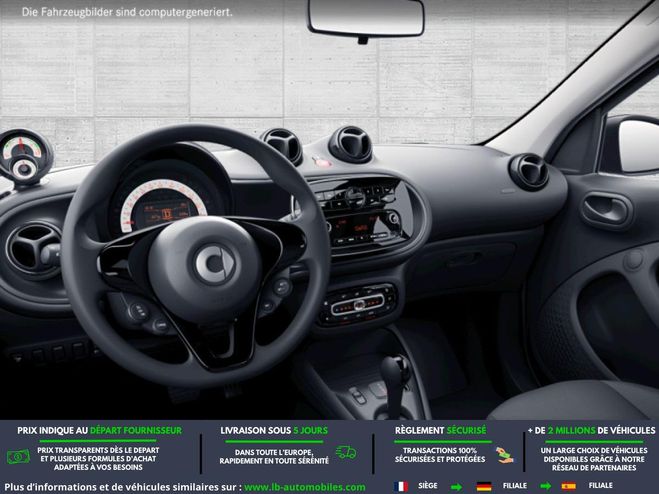 Smart Forfour EQ 82 ch Electrique Noir de 2021
