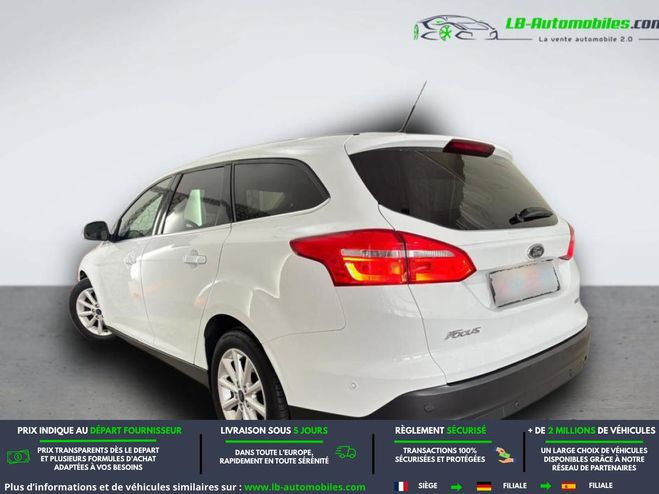 Ford Focus 1.5 EcoBoost 182 BVA Blanc de 2015
