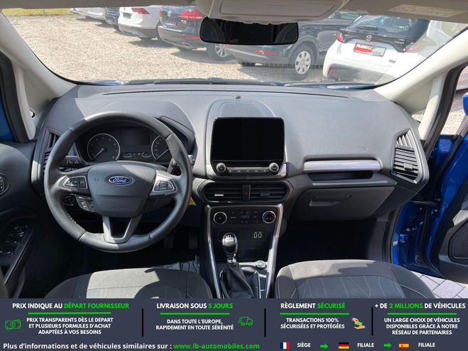 Ford Ecosport 1.0 EcoBoost 100ch BVM Bleu de 2019