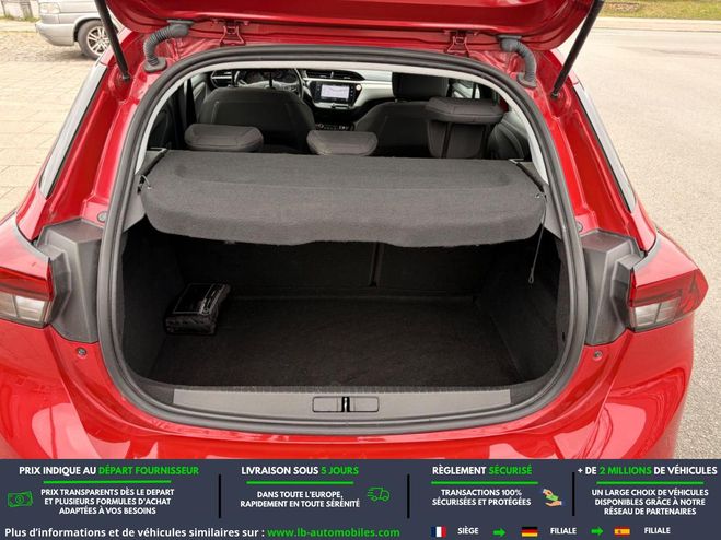 Opel Corsa 1.2 Turbo 100 ch BVM Rouge M�tallique de 2023