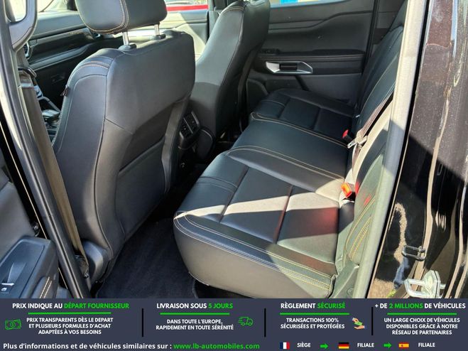 Ford Ranger DOUBLE CABINE 2.0 205 CH BVA e-4WD Noir M�tallique de 2023