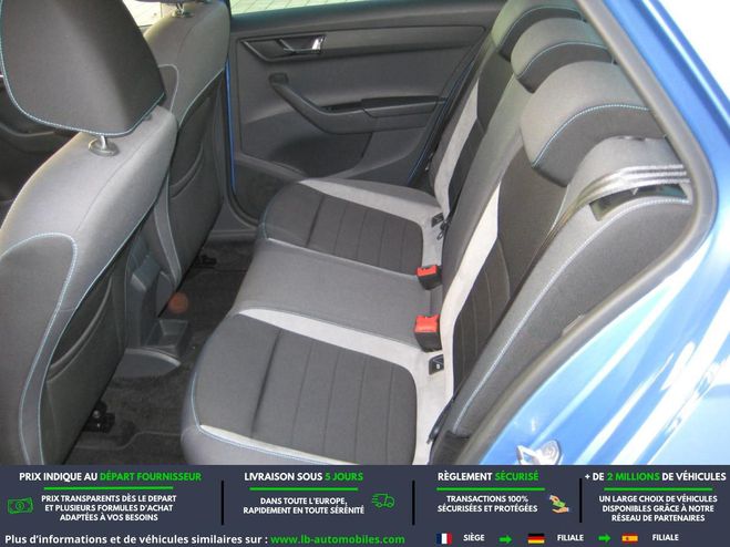 Skoda Fabia 1.2 TSI 90 ch Bleu M�tallique de 2016