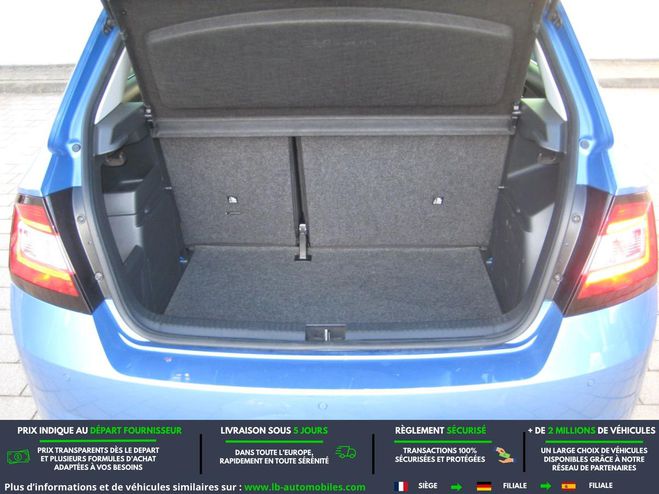 Skoda Fabia 1.2 TSI 90 ch Bleu M�tallique de 2016