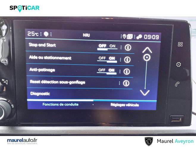 Peugeot Partner PARTNER FOURGON STANDARD 650 KG BLUEHDI  White de 2022