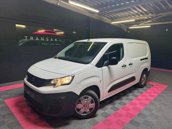 Peugeot Partner fourgon long 950 kg bluehdi 130 eat8 dou Blanc de 2022