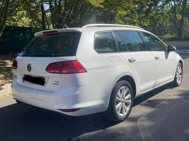 Volkswagen Golf VII SW 1.6 TDI 105CH BLUEMOTION TECHNOLO Blanc de 2014