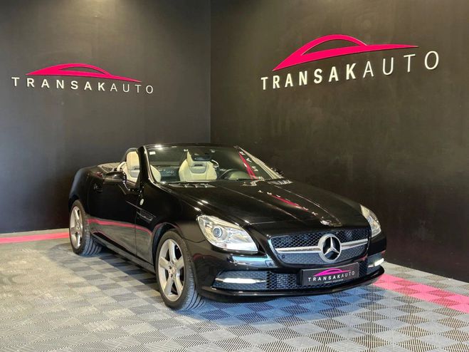 Mercedes Classe SLK 200 k a toit pano faible km origine fran Noir de 2013