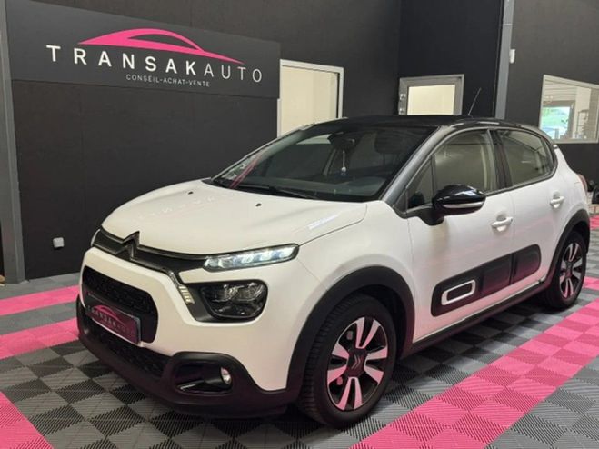 Citroen C3 puretech 110 s eat6 shine pack entretien Blanc de 2020