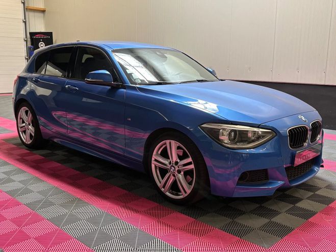 BMW Serie 1 F20 118d xDrive 143 ch M Sport Bleu de 2015