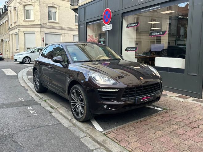 Porsche Macan 3.0 v6 340 ch s pdk entretien complet ca Marron de 2014