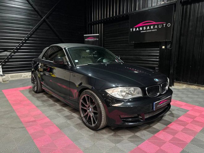 BMW Serie 1 cabriolet e88 123d 204 ch luxe a entreti Noir de 2010