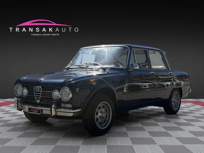 Alfa romeo Giulia 1600 super origine france gros suivi... Bleu de 1975