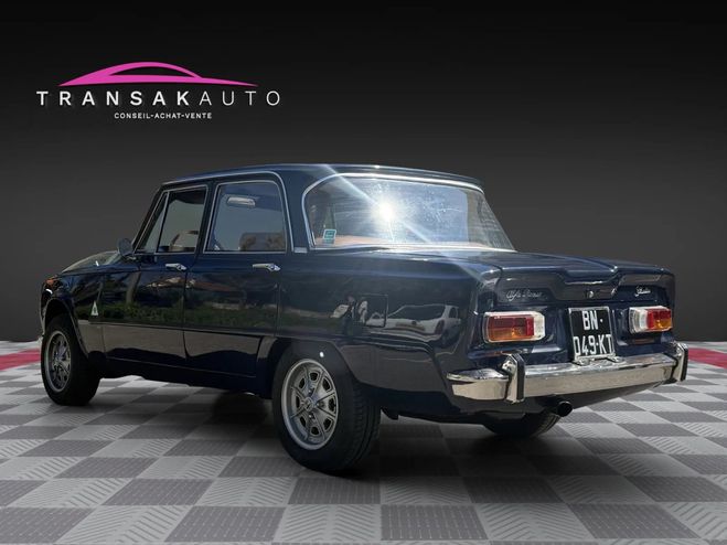 Alfa romeo Giulia 1600 super origine france gros suivi... Bleu de 1975