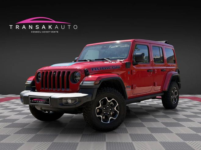 Jeep Wrangler rubicon 4xe 2.0 l t 380 ch phev 4x4 bva8 Rouge de 2022