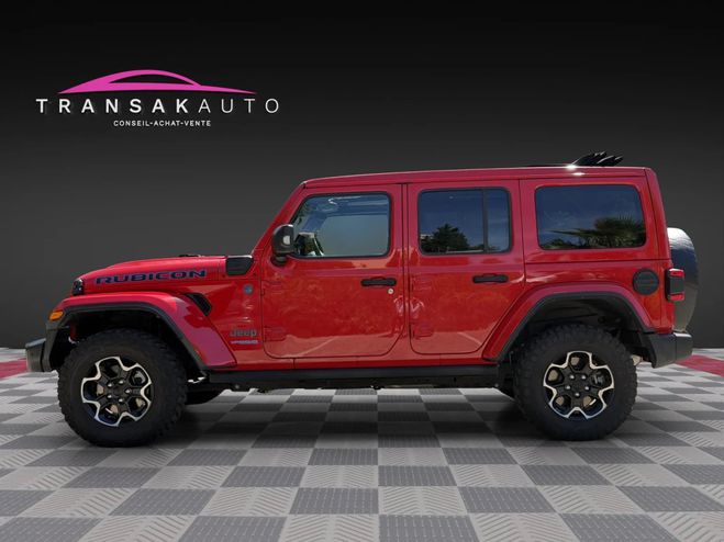 Jeep Wrangler rubicon 4xe 2.0 l t 380 ch phev 4x4 bva8 Rouge de 2022