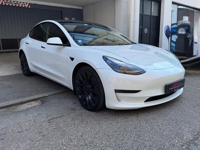 Tesla Model 3 performance awd 534cv Blanc de 2022
