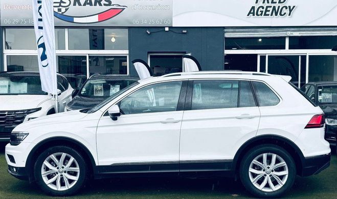 Volkswagen Tiguan 2.0 TDI 150ch Carat DSG7 DISTRIBUTION OK Blanc de 2018