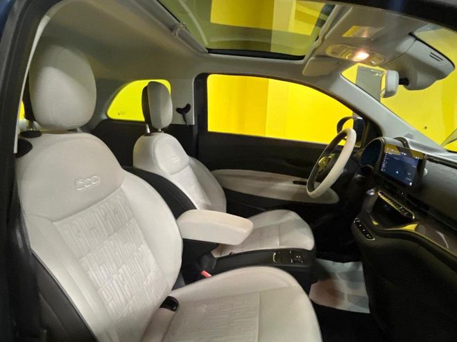 Fiat 500 Electrique 42 kWh La Prima FAIBLE KILOME OCEAN GREEN de 2023
