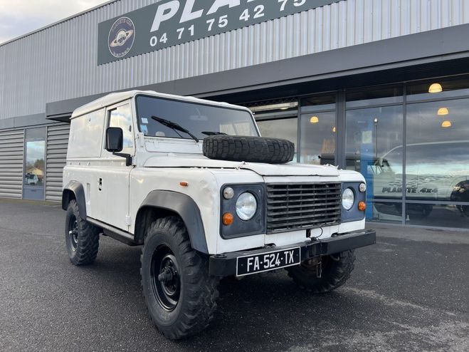 Land rover Defender 90 2.5 L D Blanc de 1987