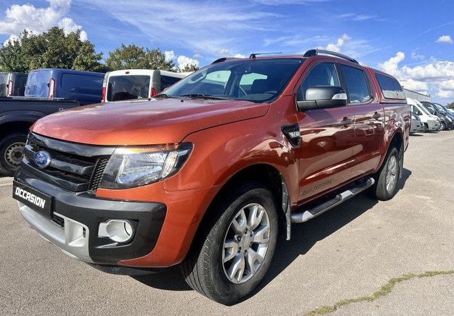 Ford Ranger 3.2 TDCI 200CH DOUBLE CABINE WILDTRAK 4X Orange de 2015