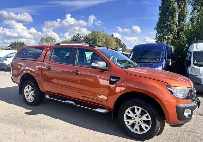 Ford Ranger 3.2 TDCI 200CH DOUBLE CABINE WILDTRAK 4X Orange de 2015