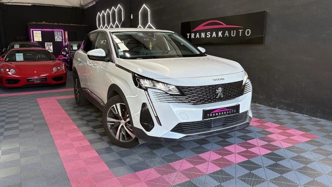 Peugeot 3008 ii allure 1.5 bluehdi 130 cv camera de r Blanc de 2021