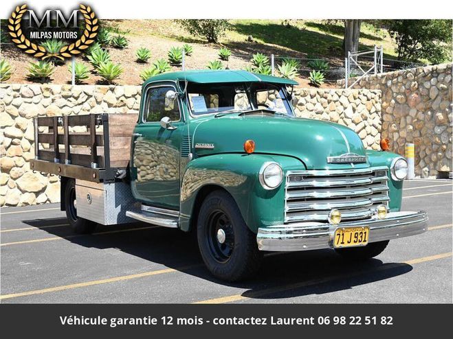 Chevrolet 3100 1948 pickup 216 ci 90 hp 4 vitesses tous Vert de 1948
