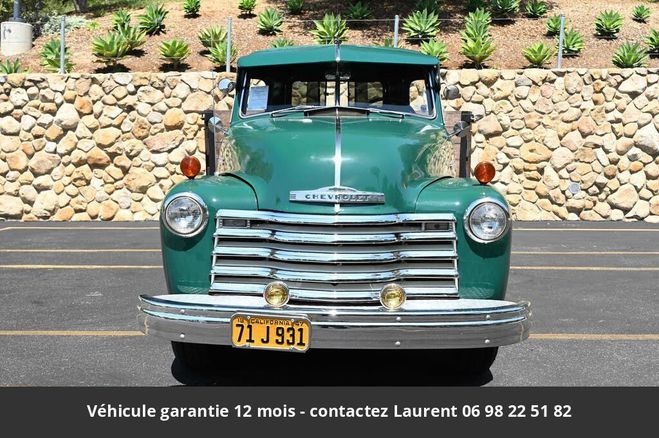 Chevrolet 3100 1948 pickup 216 ci 90 hp 4 vitesses tous Vert de 1948