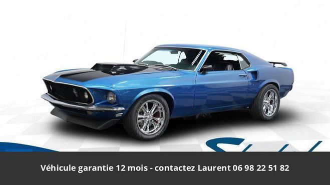 Ford Mustang 1969 coup� 302 ci v8 210 hp code f 3 vit Bleu de 1969