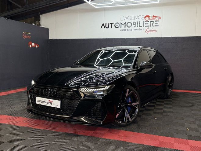 Audi RS6 AVANT 4.0 TFSI V8 BI-TURBO 600 ch FULL O Noir de 2021