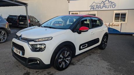 Citroen C3 1.5 blue hdi 100 shine, camera 2020 d'occasion a Mozac (63)