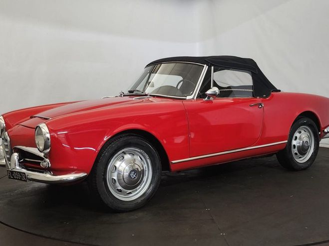 Alfa romeo Giulia Spider 1600 Rouge de 1963