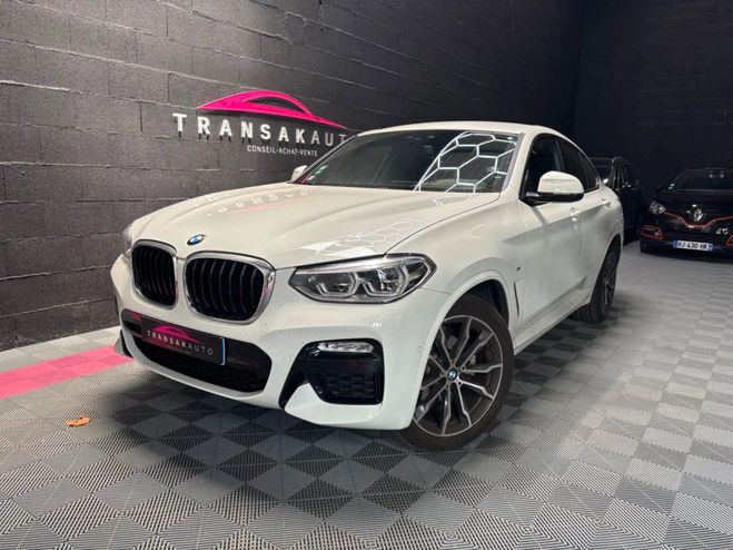 BMW X4 g02 xdrive20d 190ch bva8 m sport Blanc de 2018