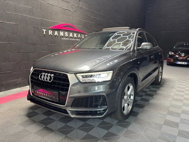 Audi Q3 2.0 tfsi 180 ch s tronic 7 quattro line  Gris de 2017