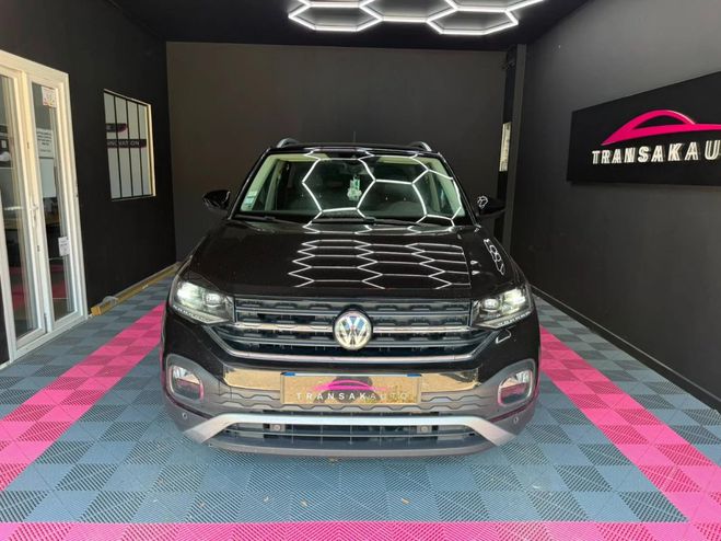 Volkswagen T Cross 1.0 TSI 115 Stop DSG7 Carat FRANCAISE DI Noir de 2020