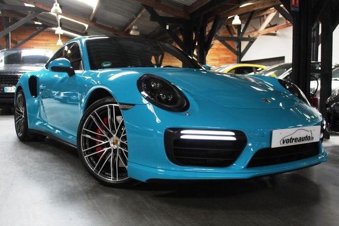 Porsche 911 TYPE 991 TURBO (991) (2) 3.8 540 BLEU MIAMI de 2017