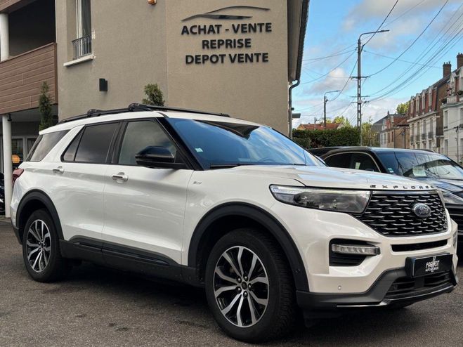 Ford Explorer 3.0 V6 EcoBoost - 357 Parallel PHEV - BV BLANC de 2020