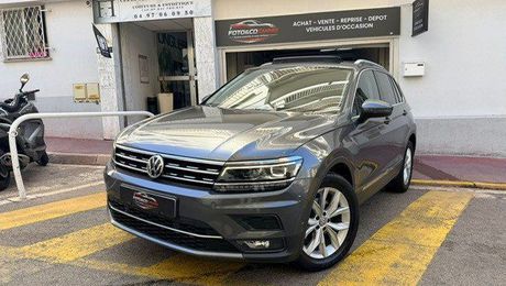Volkswagen Tiguan 2.0 TDI 150CH CARAT DSG7 EURO6D-T 2020 d'occasion a Cannes (06)