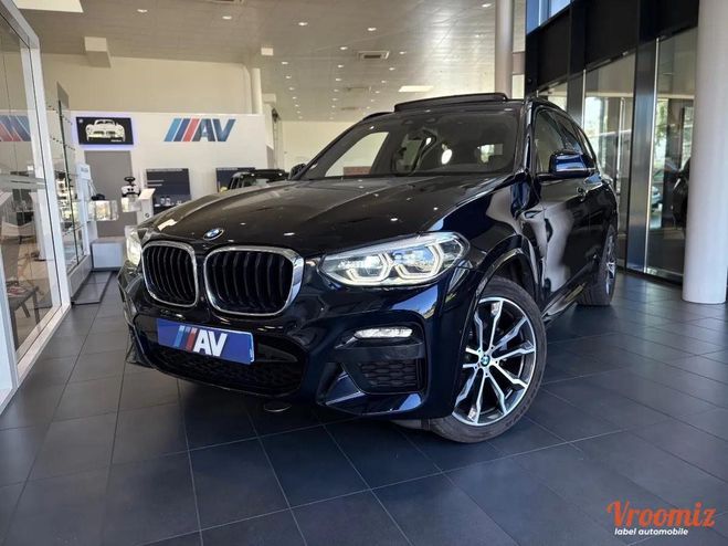 BMW X3 (G01) 20d 2.0 - 190CH - XDRIVE - M SPORT Bleu de 2020