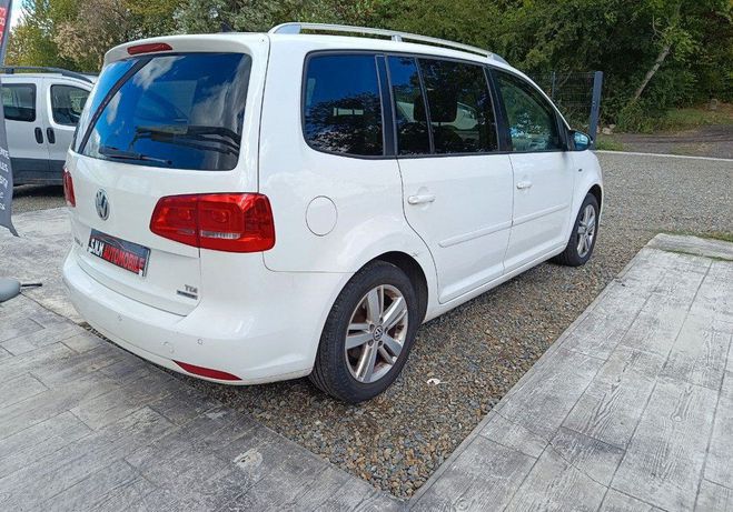 Volkswagen Touran 7 places Blanc de 2013