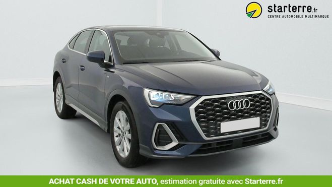 Audi Q3 Sportback 35 TDI 150 ch S tronic 7 Desig Bleu de 2022
