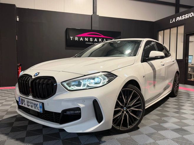BMW Serie 1 F40 118d 150 ch BVA8 M Sport Blanc de 2019