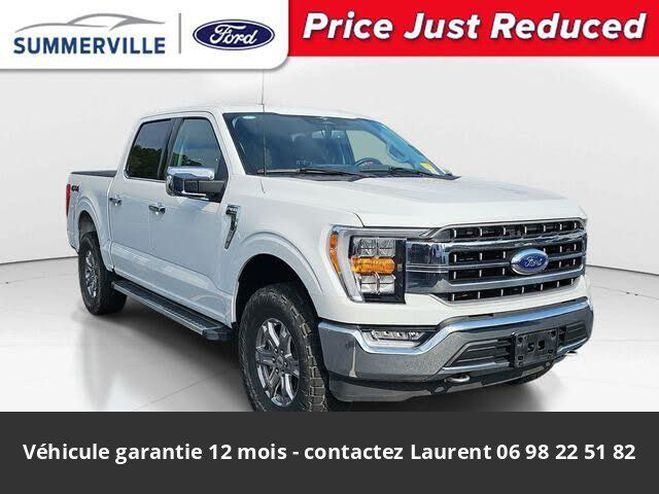 Ford F150 lariat ethanol 5.0l supercrew 4x4 tout c Blanc de 2023