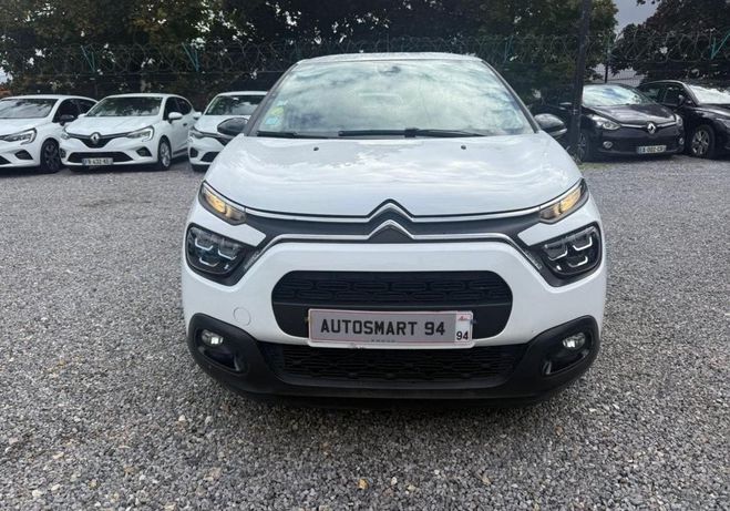 Citroen C3 BLUEHDI 100 S&S BVM6 FEEL NAV 1 ERE MAIN Blanc de 2021