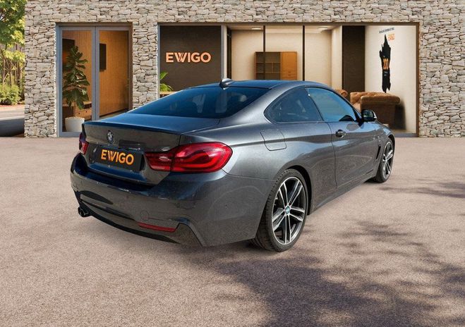 BMW Serie 4 COUPE 2.0 420D 190ch M-SPORT- ORIGINE FR Gris de 2019