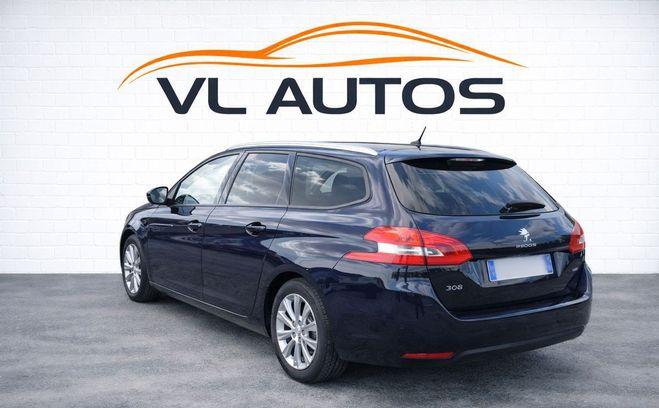 Peugeot 308 SW 130 cv Ann�e 2018 88270 km ENTRETIEN Bleu de 2018