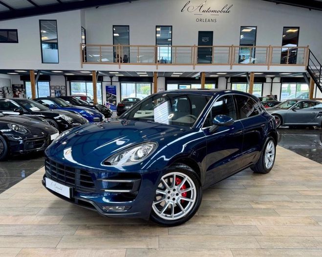 Porsche Macan Turbo V6 3.6 400 PDK Bleu de 2015